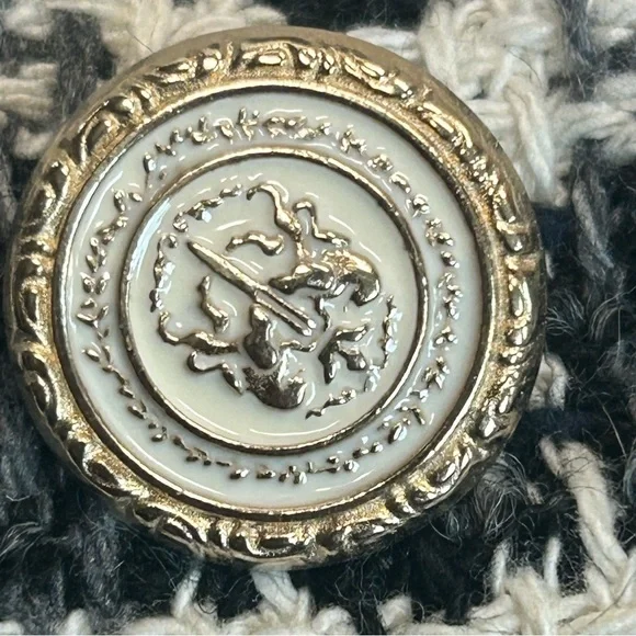 Zara black white textured woven tweed high waisted shorts Sz L NWT - Picture 9 of 15